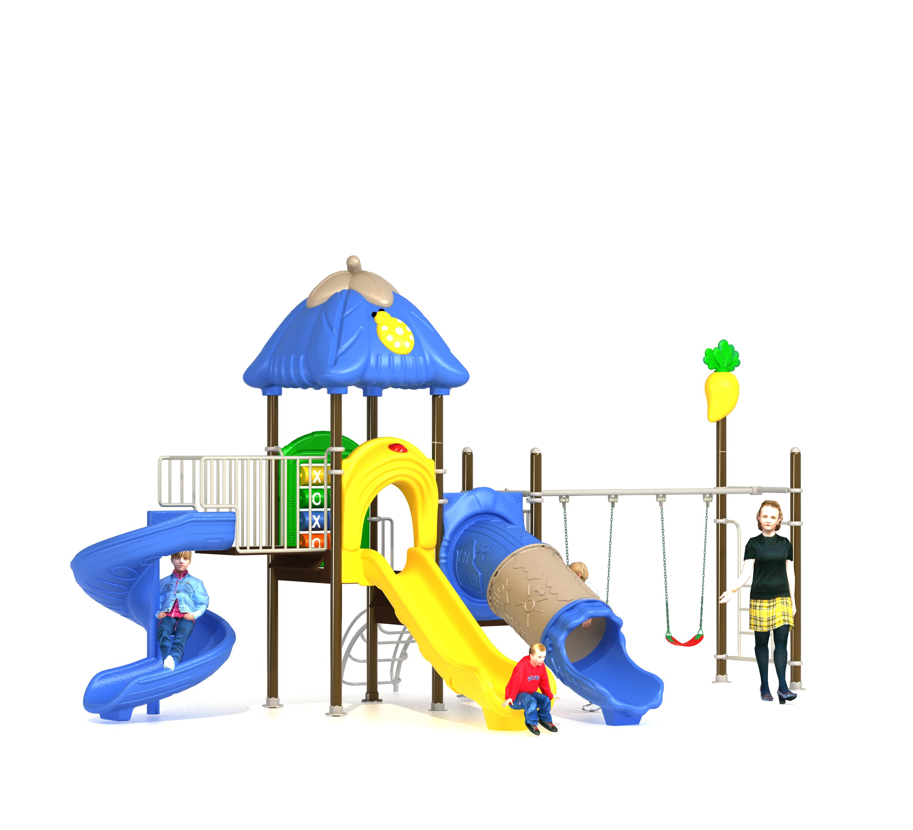 Kids Outdoor Swing - Kids Playland Equipment, Playground Set with