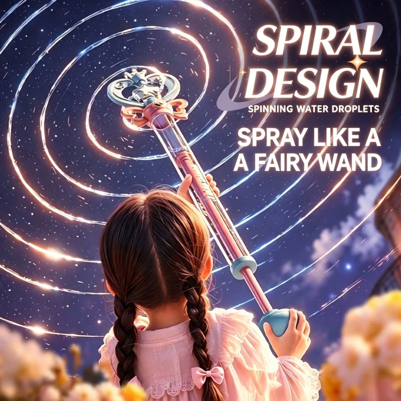 Kids Outdoor Nature Play - Childrens Magic Fairy Wand Water Gun
