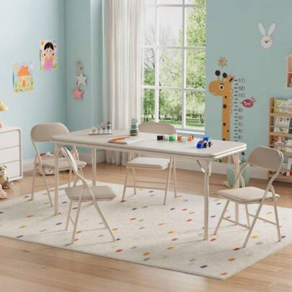 Kids Activity Table Set Foldin - Kids Outdoor Activity Table 评论和价格