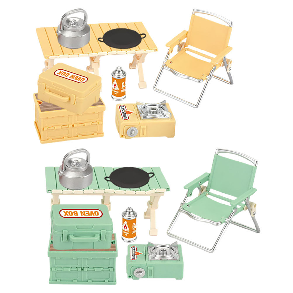 16Pcs Compact Miniature Outdoo - Kids Outdoor Table And Chair Set 评论和价格