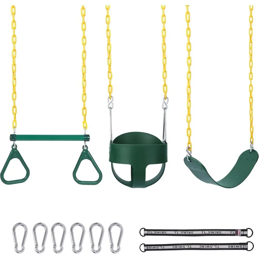 Outdoor Combo Swing Set with R - Kids Outdoor Swing 评论和价格
