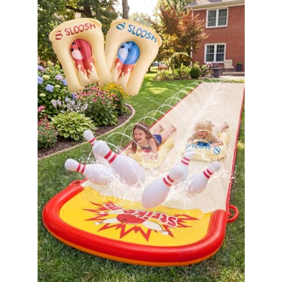 Backyard outdoor fun for kids: - Kids Outdoor Water Slide 评论和价格