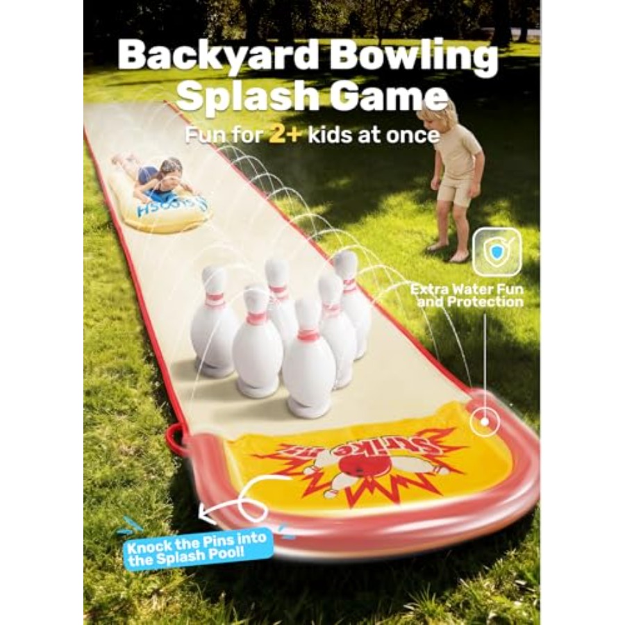 Backyard outdoor fun for kids: - Kids Outdoor Water Slide 评论和价格