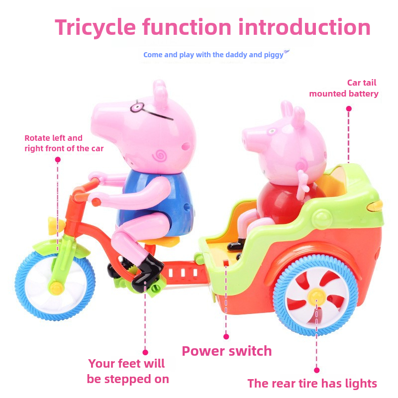 Battery Operated Pink Piggy Ri - Ride On Toy Car 评论和价格