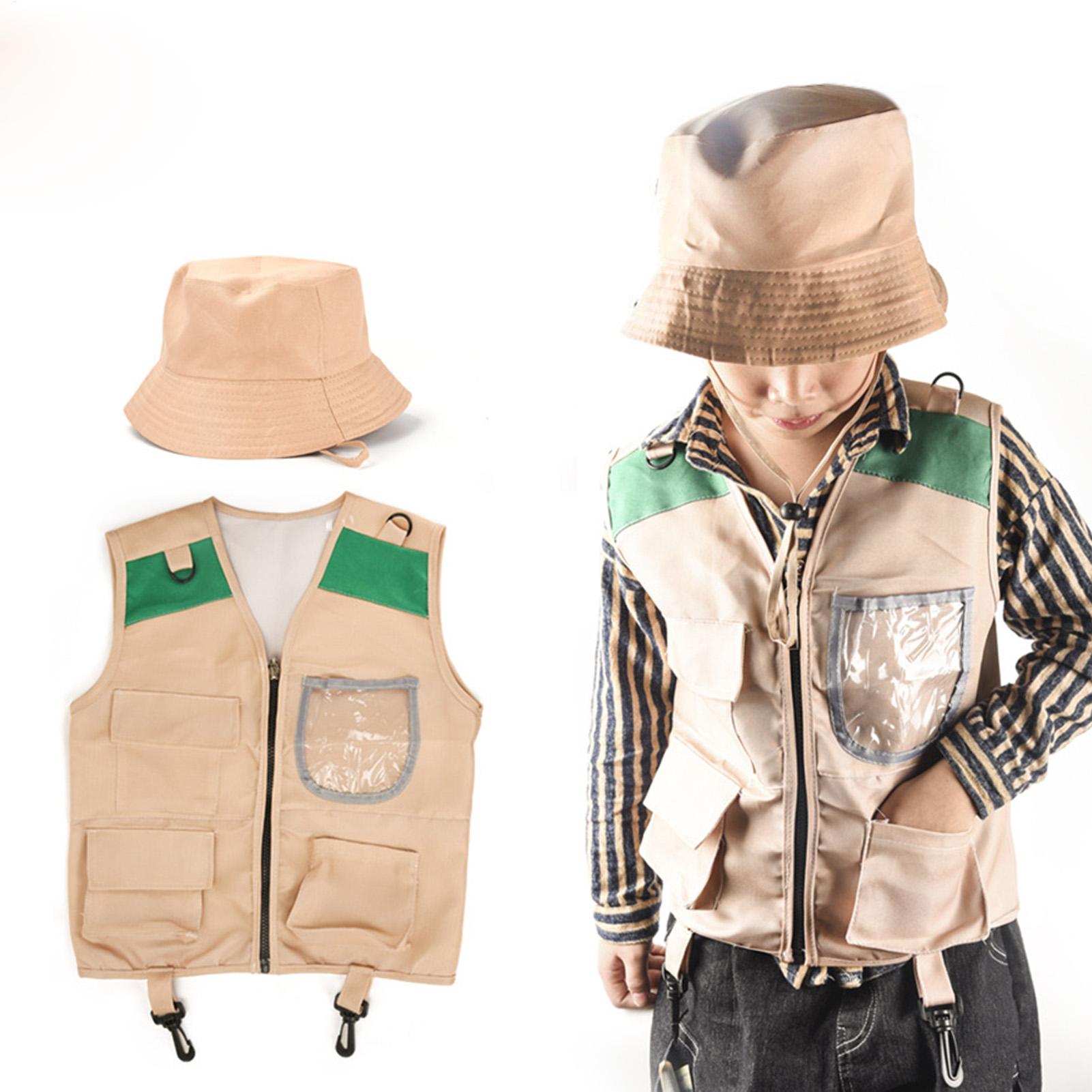 Kids Explorer hat and vest Cos - Kids Outdoor Explorer Set 评论和价格