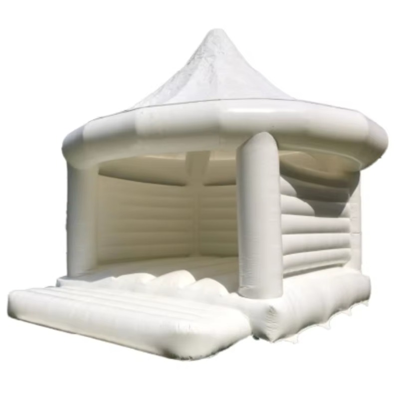 Inflatable White Wedding Bounc - Kids Outdoor Toys 评论和价格