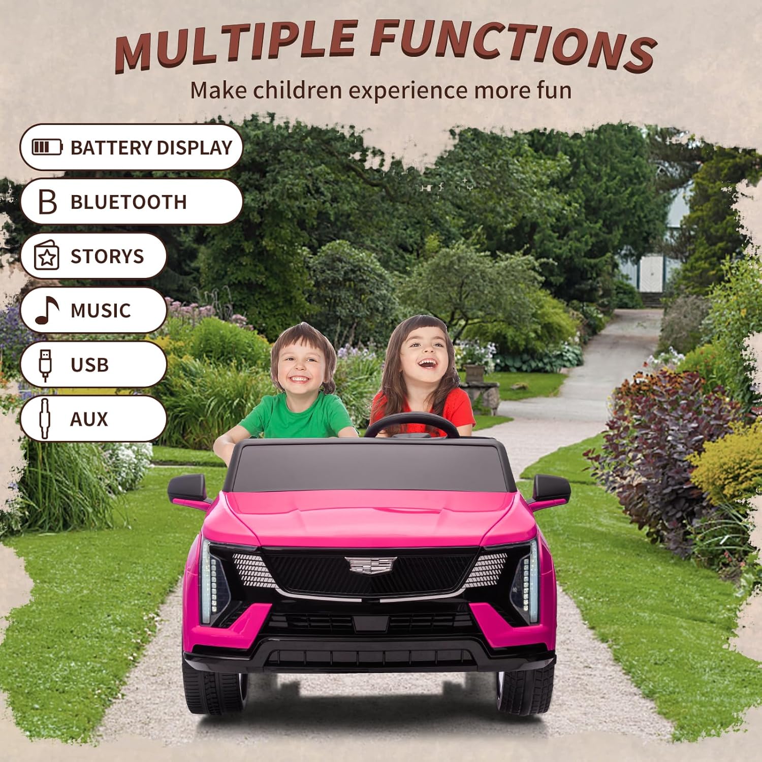 24V Ride On Car,Battery Powere - Ride On Toy Car 评论和价格