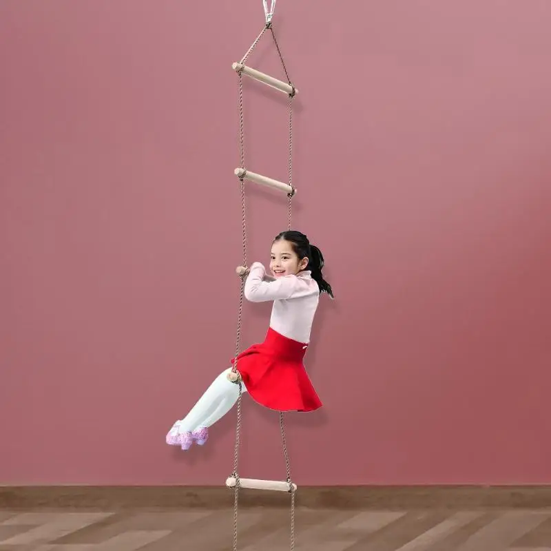 Kids Wooden Ladder Outdoor Act - Kids Outdoor Swing 评论和价格