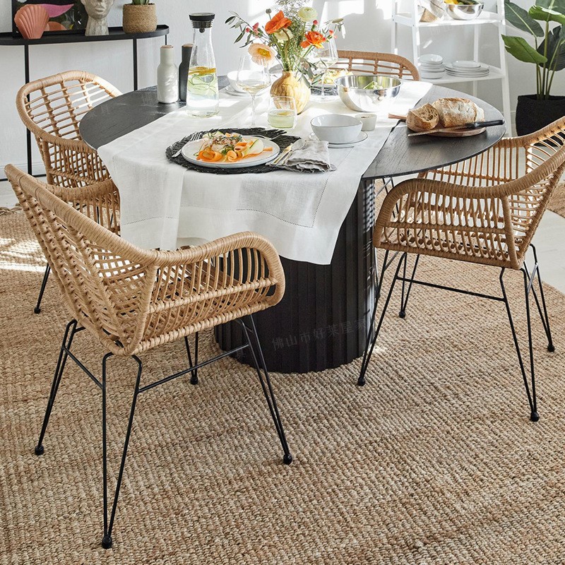 MOMO Ins Rattan Outdoor Balcon - Kids Outdoor Dining Table 评论和价格