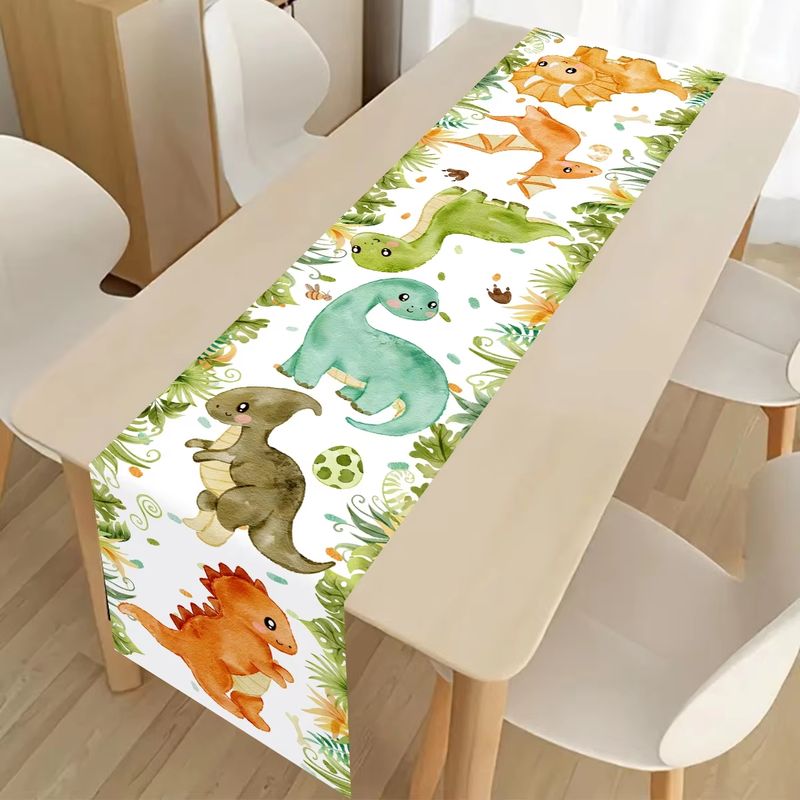VIKAMA Kids Table Runner Dinos - Kids Outdoor Dining Table 评论和价格