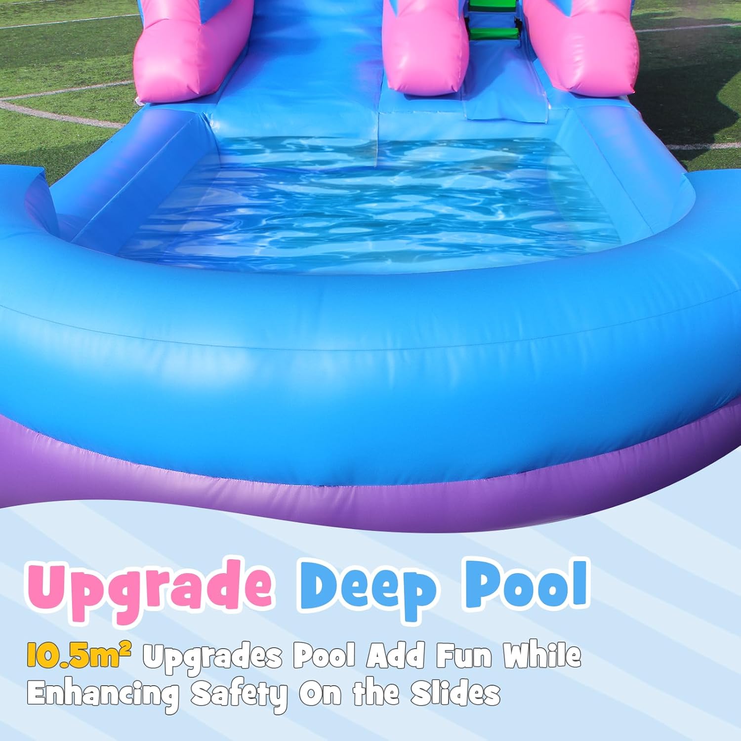 26.2 FT Heavy Duty Inflatable  - Kids Outdoor Water Slide 评论和价格
