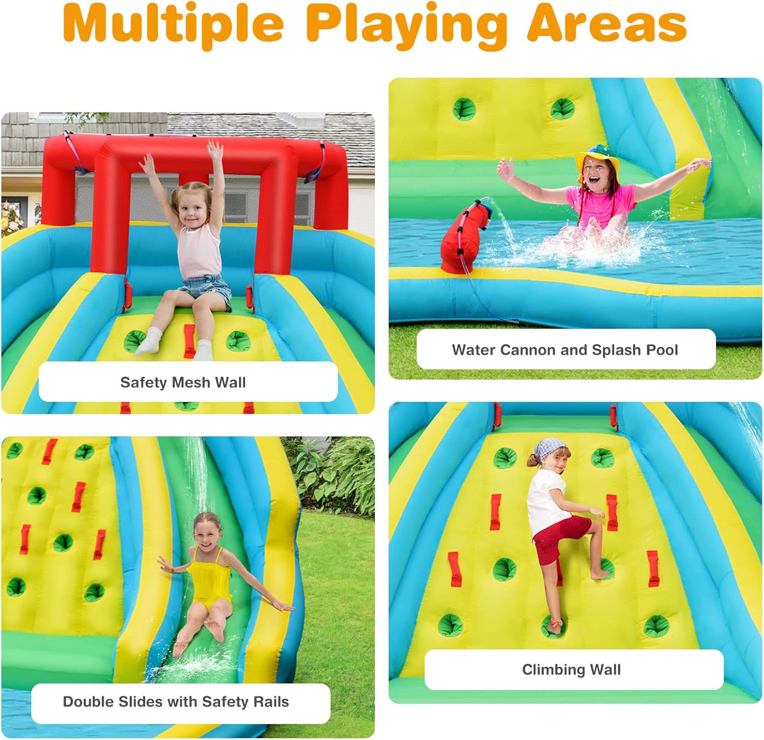 Giant Inflatable Water Slide f - Kids Outdoor Water Slide 评论和价格