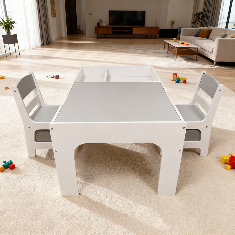 Modern Wooden Kids Table and C - Kids Outdoor Table And Chair Set 评论和价格