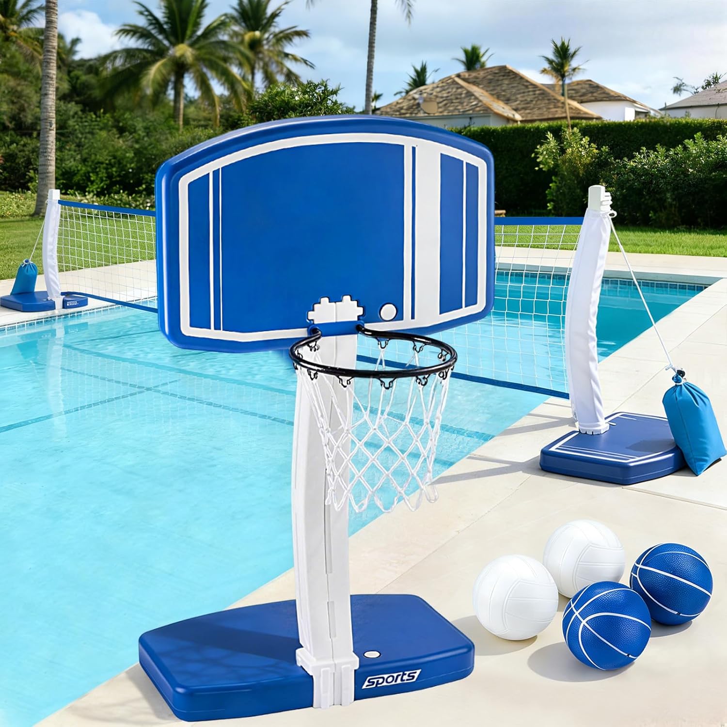 Above Ground Pool Basketball H - Kids Outdoor Toys 评论和价格