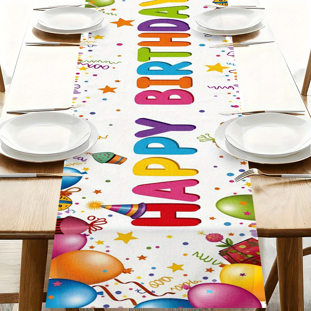 Birthday Celebration Poster Ta - Kids Outdoor Dining Table 评论和价格