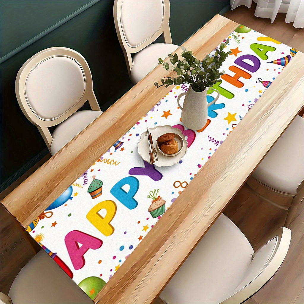 Birthday Celebration Poster Ta - Kids Outdoor Dining Table 评论和价格