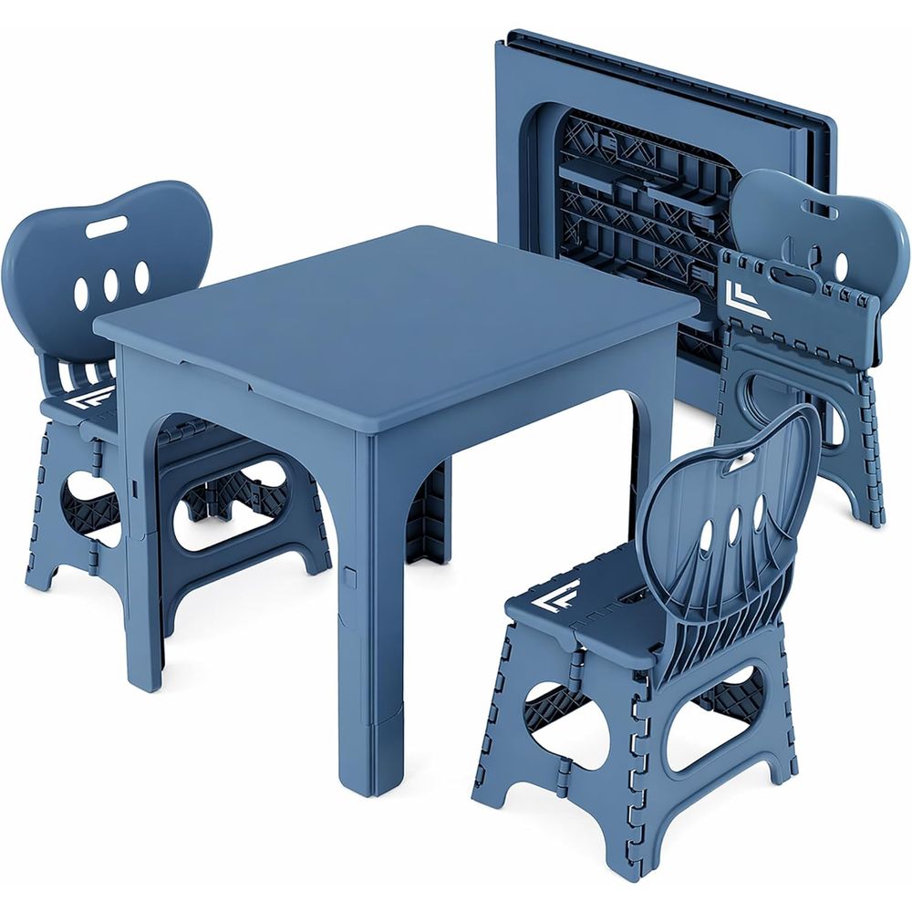 oldable Table and Chair Set, H - Kids Outdoor Table And Chair Set 评论和价格