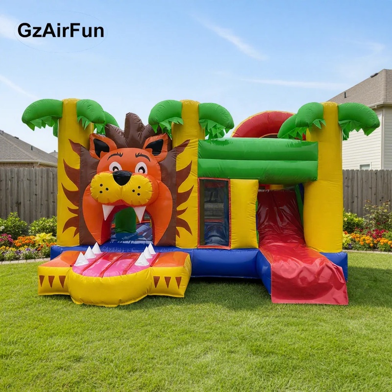 Custom Commercial Outdoor Boun - Kids Outdoor House With Slide 评论和价格