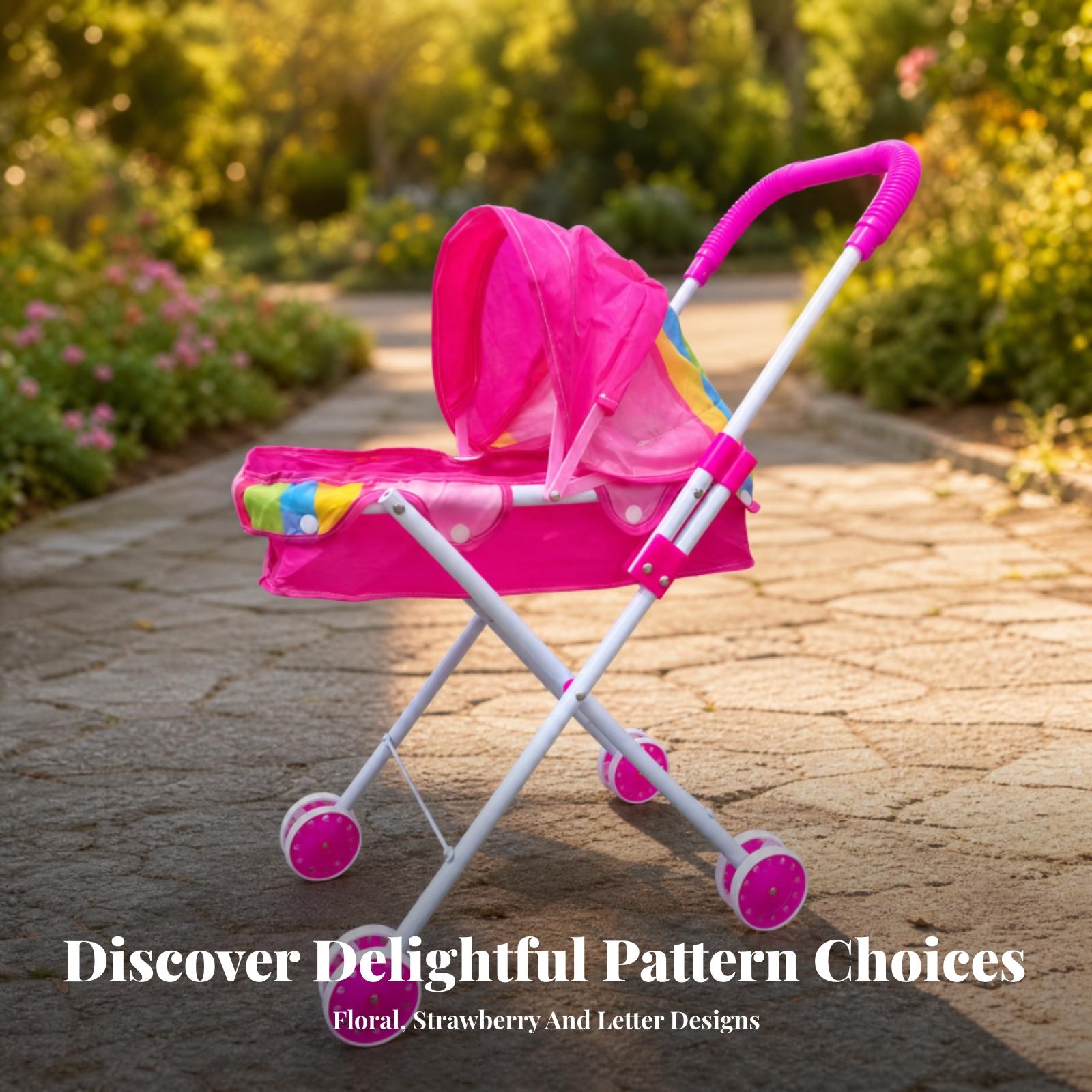 Folding Kids Push Cart Doll St - Kids Indoor Outdoor Cart 评论和价格