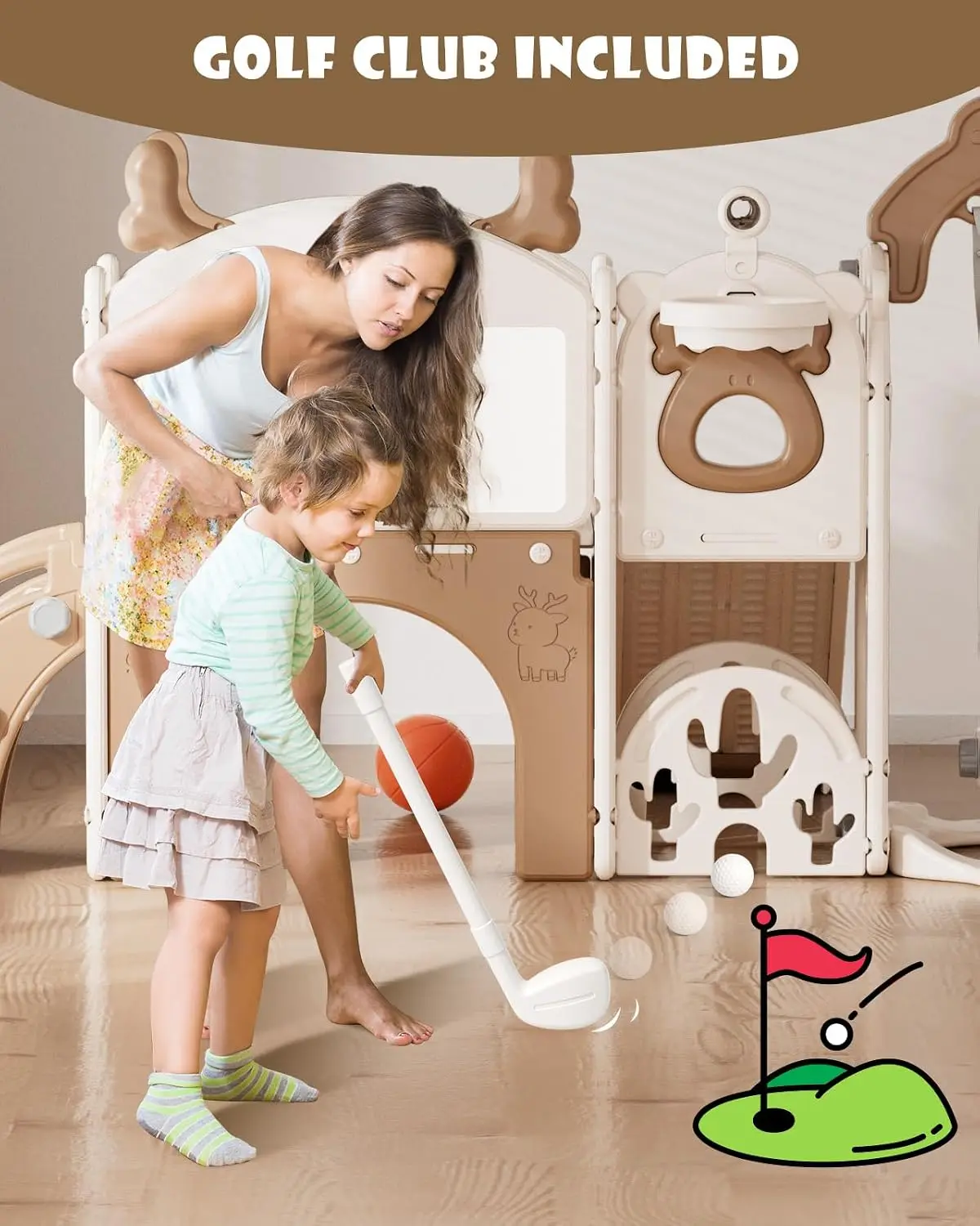 13-in-1 Toddler Slide and Swin - Kids Outdoor Swing 评论和价格