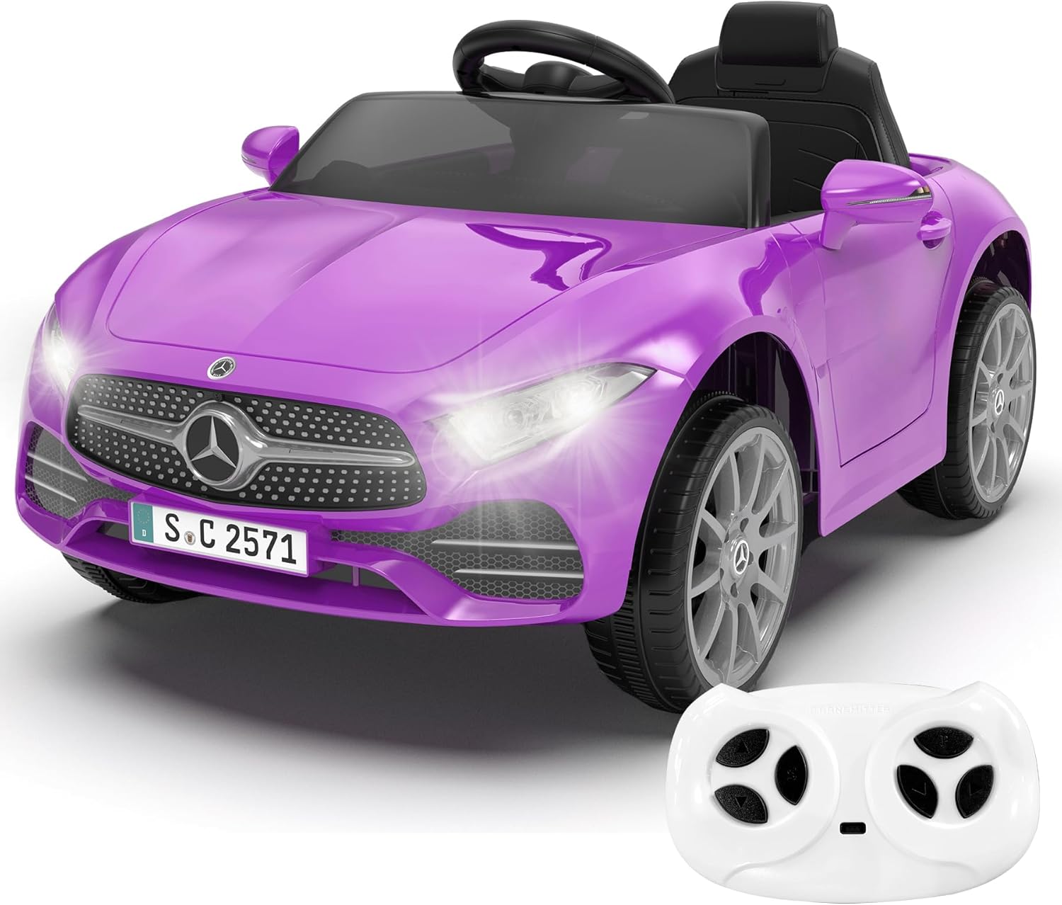 12V Battery Powered Electric R - Ride On Toy Car 评论和价格