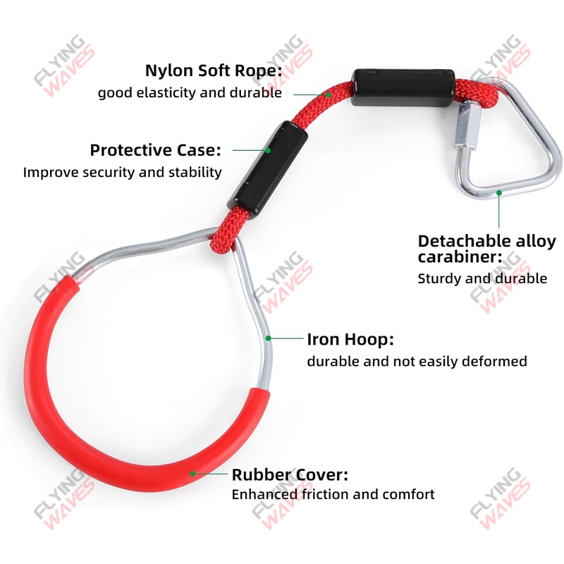 Kids Hanging GYM Ring Swing Cl - Kids Outdoor Swing 评论和价格