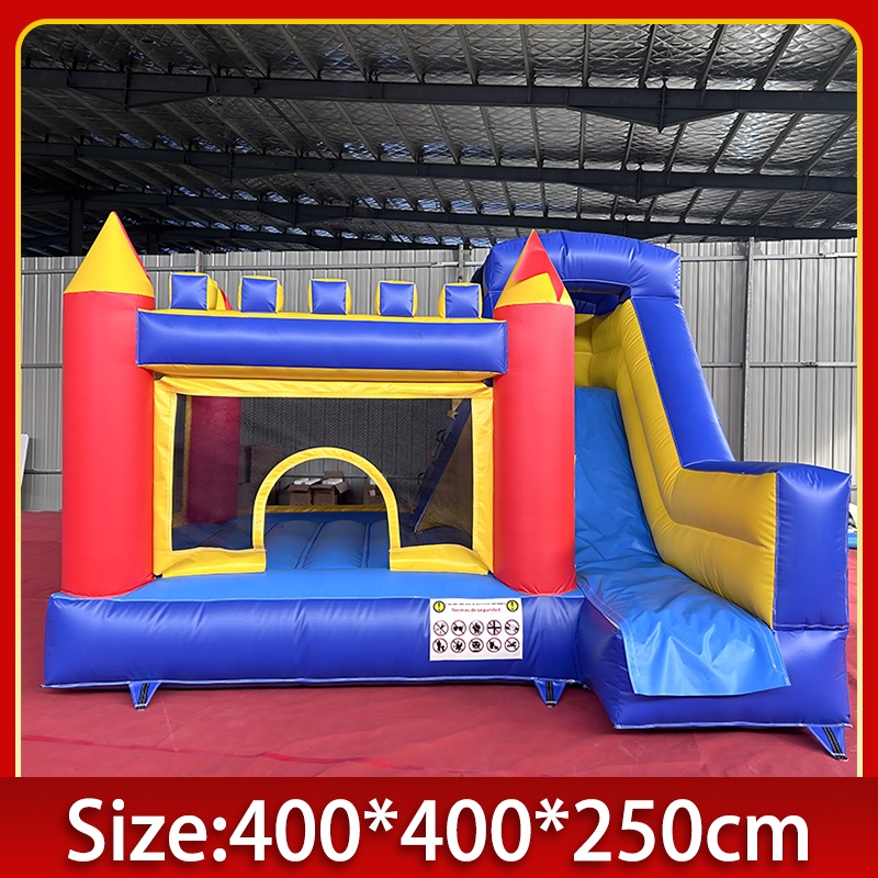 4m x 4m Inflatable Bounce Hous - Kids Outdoor House With Slide 评论和价格