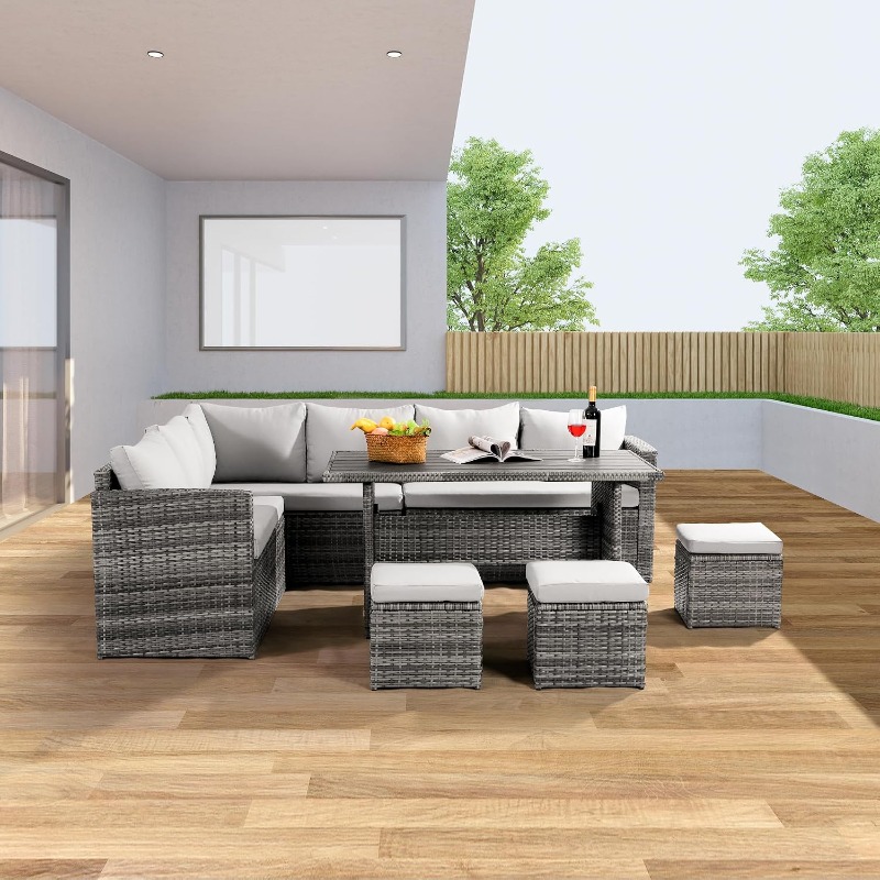 Wumiokio Patio Furniture Set,  - Kids Outdoor Dining Table 评论和价格