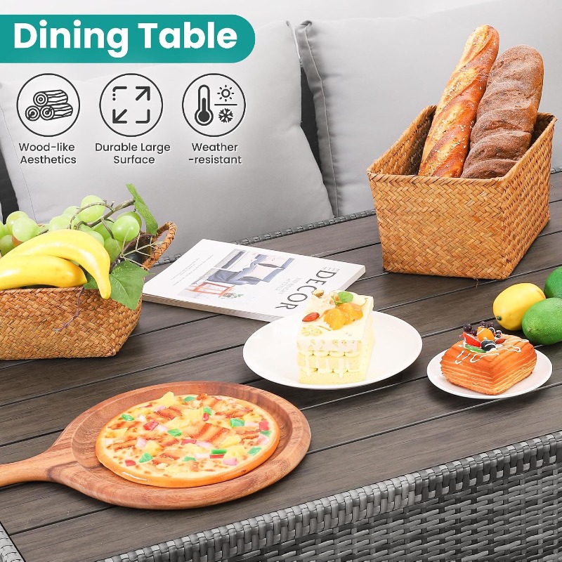 Wumiokio Patio Furniture Set,  - Kids Outdoor Dining Table 评论和价格