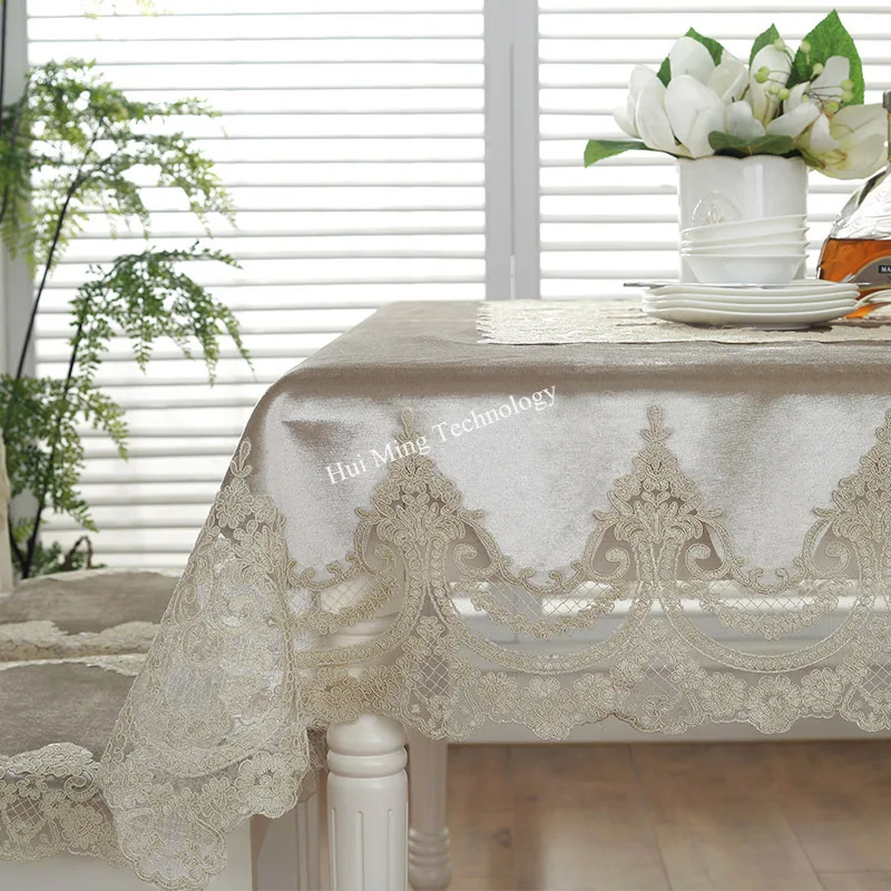 Table Cloth White Gold Velvet  - Kids Outdoor Dining Table 评论和价格
