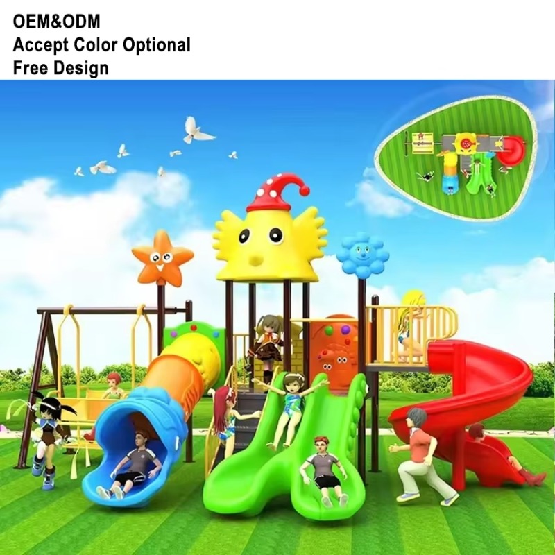 Playground Outdoor Kids Slide  - Kids Outdoor Swing 评论和价格